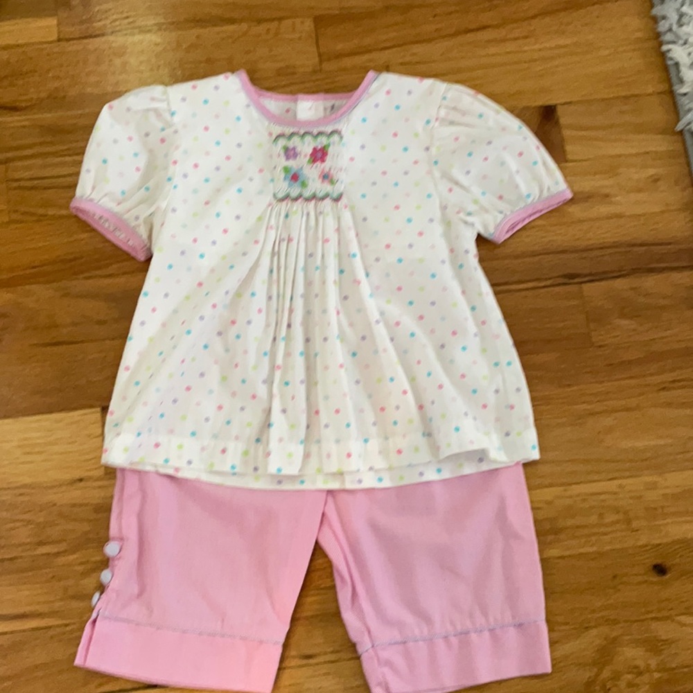Toddler smocked Petit Ami size 3t adorable outfit